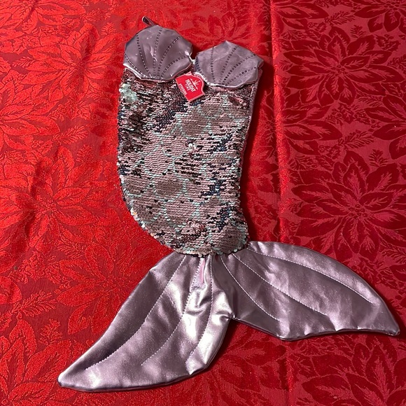 Holiday Time Other - Mermaid sequence stocking